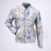 Sublimated Diamond Chain Design Varsity Jacket 97