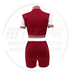 Custom-crop-top-varsity