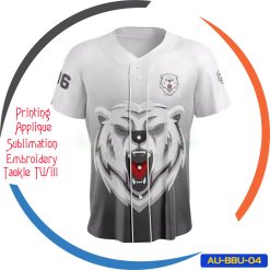 Top Sale Custom Two Tone Sublimated Baseball Shirt AU-BBU-04