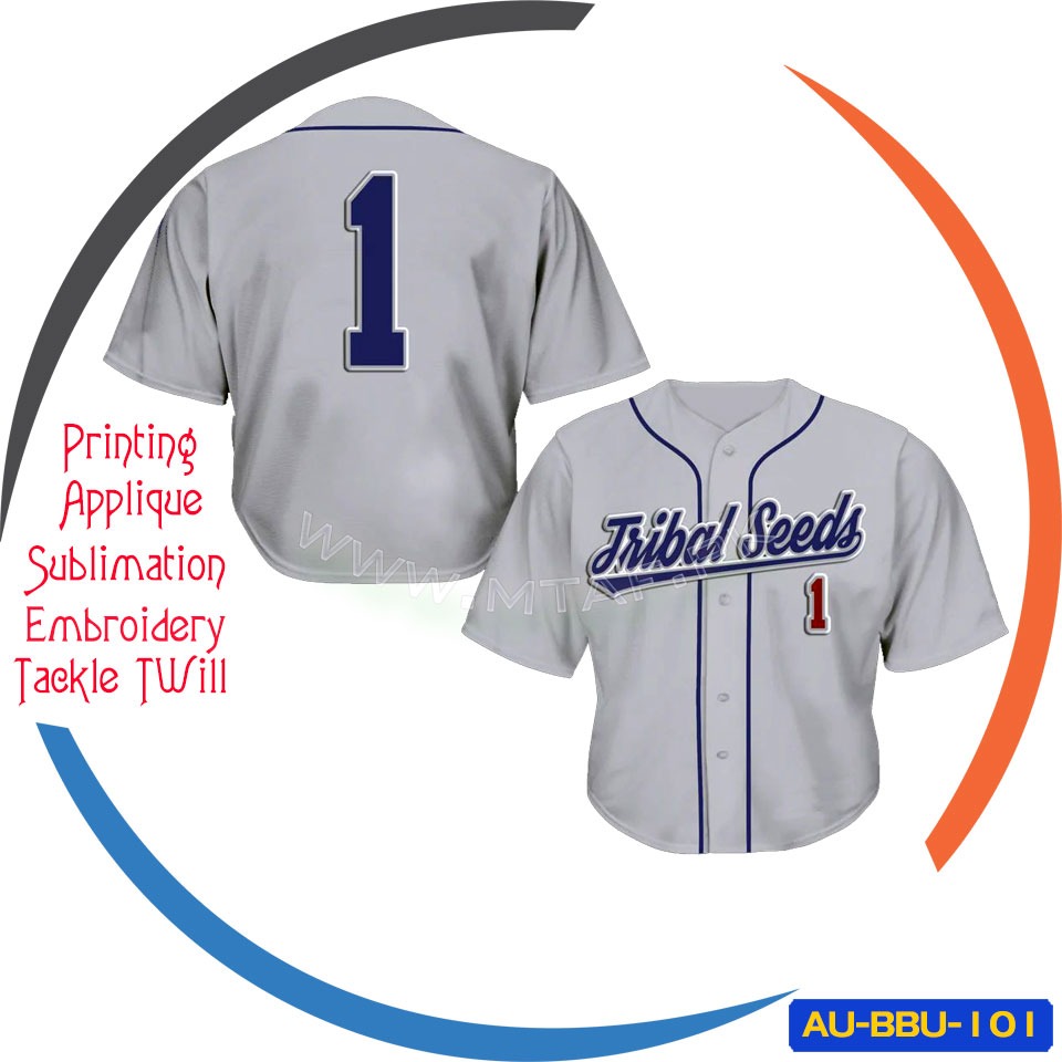 Crop Top Baseball Jersey for Women Full Button Mesh Embroidered Team Name 2 Crop Top Baseball Jersey for Women Full Button Mesh Embroidered Team Name AU-BBU-101