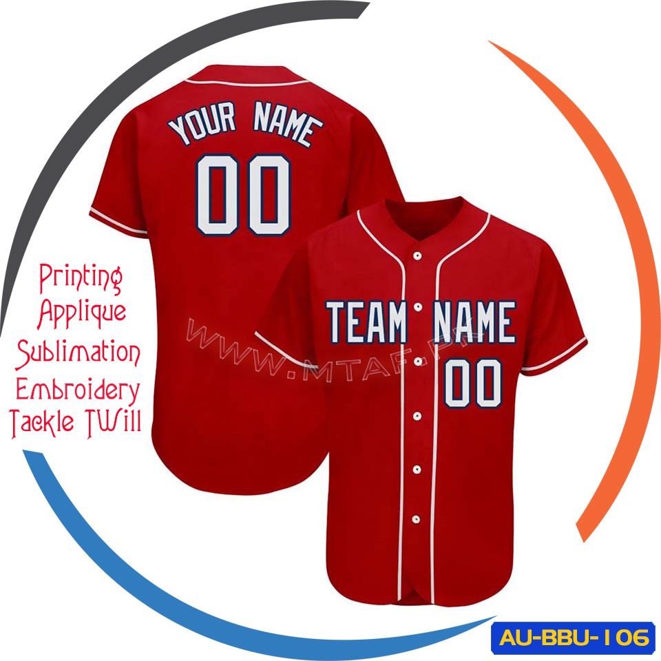Regular Fit Customize Embroidery V Neck 100% Polyester Men Baseball Jersey 2 Regular Fit Customize Embroidery V Neck 100% Polyester Men Baseball Jersey AU-BBU-106