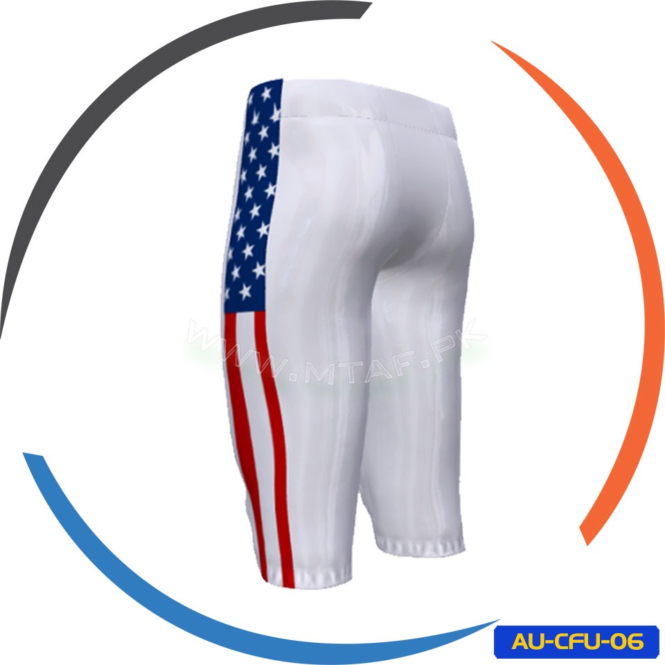 USA Flag Design Sublimated American Football Uniform 3 USA Flag Design Sublimated American Football Uniform AU-CFU-06
