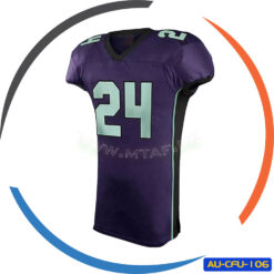 American Football Uniform Team Logo Embroidery and Jersey Number Tackle Twill AU-CFU-106