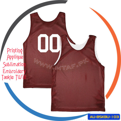 Custom Youth Basketball Jerseys Adults Reversible Basketball Uniforms AU-BSKBU-103