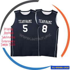 Custom Sleeveless Basketball Round Neck Reversible Jersey AU-BSKBU-202