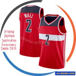 Custom 100% Polyester Basketball Jersey Embroidery Club Logo AU-BSKBU-205