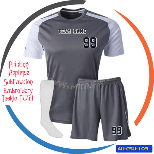 Custom Soccer Uniform Soccer Wear Shirts & Short Designs AU-CSU-103