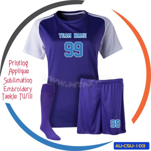 Custom Soccer Uniform Soccer Wear Shirts & Short Designs AU-CSU-103