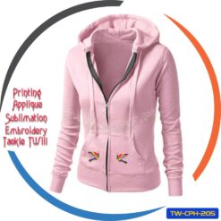 Hot Sales Blank Full Zip Up Hoodie TW-CPH-205