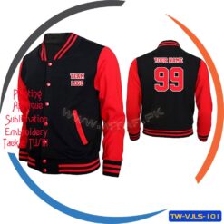 Wholesale Green White Casual Varsity Jacket and Embroidery Logo TW-VJLS-101
