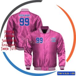 Custom Chenille Embroidery Leather Sleeve Baseball Letterman Varsity JacketTW-VJLS-104